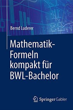 portada Mathematik-Formeln Kompakt für Bwl-Bachelor