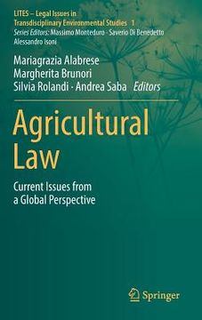 portada Agricultural Law: Current Issues from a Global Perspective (en Inglés)