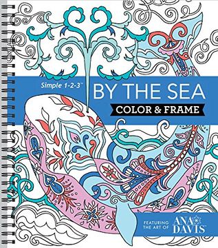 portada Color & Frame Coloring Book - By the Sea (en Inglés)