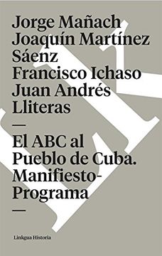 portada El ABC al Pueblo de Cuba. Manifiesto-Programa