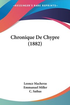 portada Chronique De Chypre (1882) (in French)
