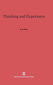 portada Thinking and Experience (en Inglés)