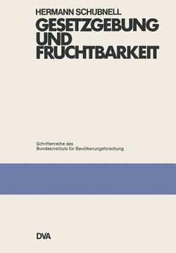 portada Gesetzgebung Und Fruchtbarkeit (in German)