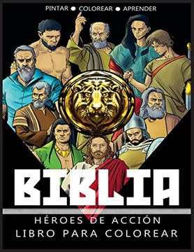 portada Héroes de Acción: Libro Para Colorear (1) (in Spanish)