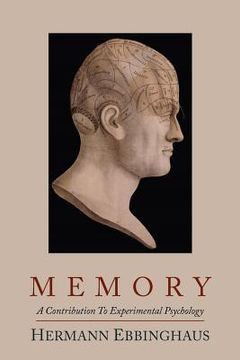 portada Memory; A Contribution to Experimental Psychology (in English)
