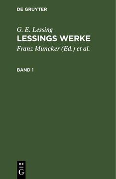 portada G. E. Lessing: Lessings Werke. Band 1 (in German)