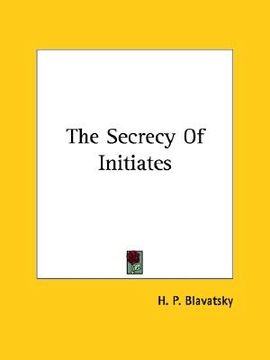 portada the secrecy of initiates