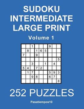 portada Sudoku Intermediate Large Print - Volume 1 (en Inglés)