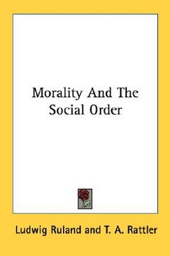 portada morality and the social order (in English)