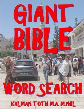portada Giant Bible Word Search: 133 Extra Large Print Inspirational Themed Puzzles