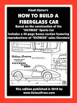 portada how to build a fiberglass car (en Inglés)