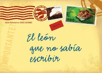 portada El Leon Que No Sabia Escribir (in Spanish)
