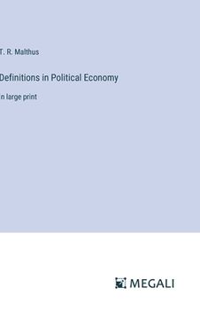 portada Definitions in Political Economy: in large print