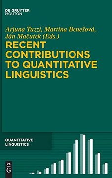 portada Recent Contributions to Quantitative Linguistics (en Inglés)