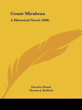 portada count mirabeau: a historical novel (1868) (en Inglés)