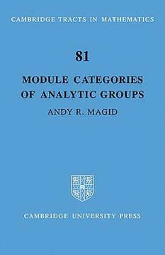portada Module Categories of Analytic Groups (Cambridge Tracts in Mathematics) (en Inglés)