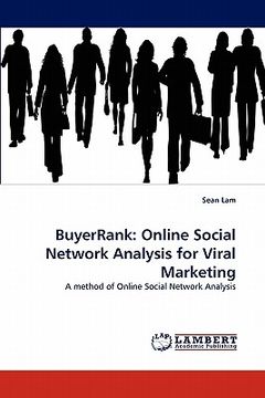 portada buyerrank: online social network analysis for viral marketing (en Inglés)