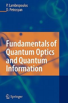 portada fundamentals of quantum optics and quantum information (en Inglés)