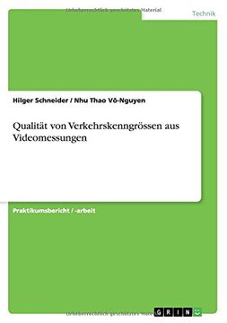 portada Qualität von Verkehrskenngrössen aus Videomessungen (German Edition)