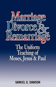 portada marriage, divorce & remarriage (en Inglés)