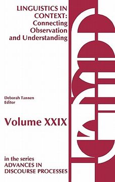 portada linguistics in context--connecting observation and understanding