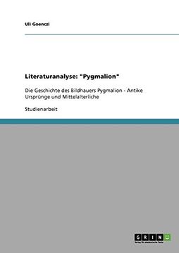 portada Literaturanalyse: "Pygmalion" (German Edition)