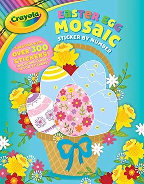portada Crayola Easter egg Mosaic Sticker by Number (en Inglés)