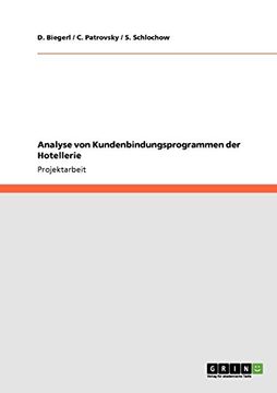 portada Analyse von Kundenbindungsprogrammen der Hotellerie (German Edition)