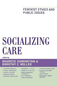 portada socializing care: feminist ethics and public issues (en Inglés)