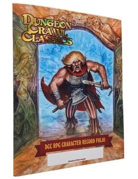 portada Goodman Games dcc rpg Character Record Folio (en Inglés)