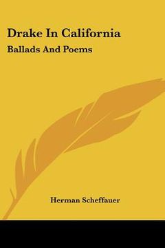 portada drake in california: ballads and poems (en Inglés)