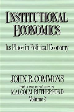portada institutional economics