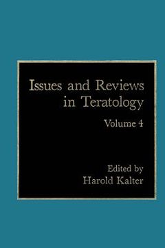 portada Issues and Reviews in Teratology: Volume 4 (in English)