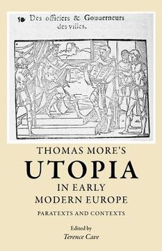 portada thomas more`s utopia in early modern europe