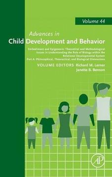 portada embodiment and epigenesis: theoretical and methodological issues in understanding the role of biology within the relational developmental system: part (en Inglés)