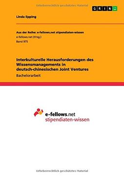 portada Interkulturelle Herausforderungen des Wissensmanagements in deutsch-chinesischen Joint Ventures