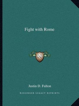 portada fight with rome (in English)