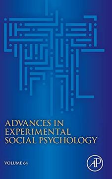 portada Advances in Experimental Social Psychology: Volume 64 (en Inglés)