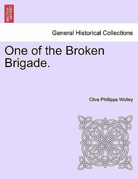 portada one of the broken brigade. (en Inglés)