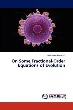 portada on some fractional-order equations of evolution (en Inglés)