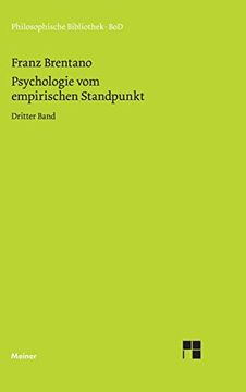 portada Psychologie vom Empirischen Standpunkt 