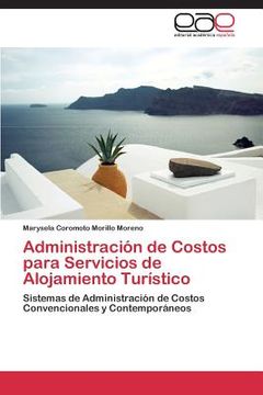 portada administracion de costos para servicios de alojamiento turistico (in Spanish)