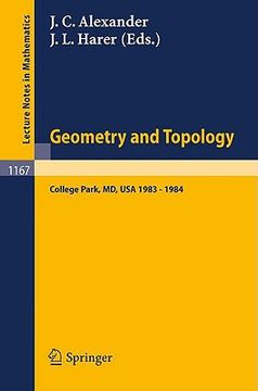 portada geometry and topology (en Inglés)