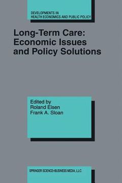 portada Long-Term Care: Economic Issues and Policy Solutions (in English)