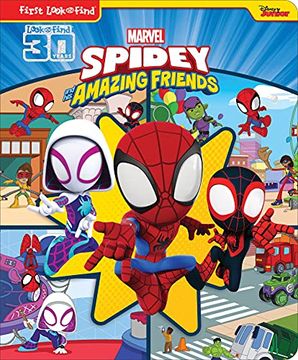 portada Marvel Spider-Man - Spidey and his Amazing Friends - First Look and Find Activity Book pi Kids 