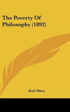 portada the poverty of philosophy (1892) (en Inglés)