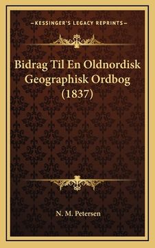 portada Bidrag Til En Oldnordisk Geographisk Ordbog (1837)