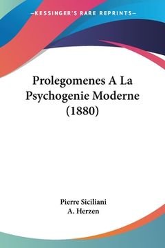 portada Prolegomenes A La Psychogenie Moderne (1880) (en Francés)