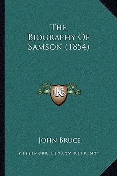 portada the biography of samson (1854)