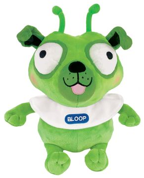 portada Merrymakers Bloop Plush Alien Pug, 8. 5- Inch, Based on the Children's Book by Tara Lazar (in English)